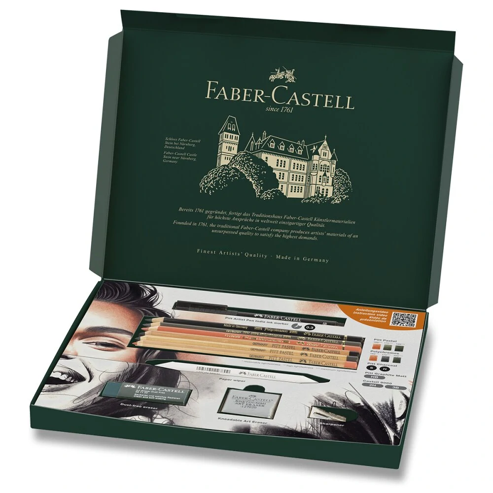 Sada Faber-Castell Discovery set - 17 ks, suchá technika