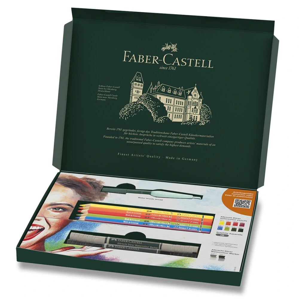 Sada Faber-Castell Discovery set, Albrech Dürer - 12 ks, mokrá technika