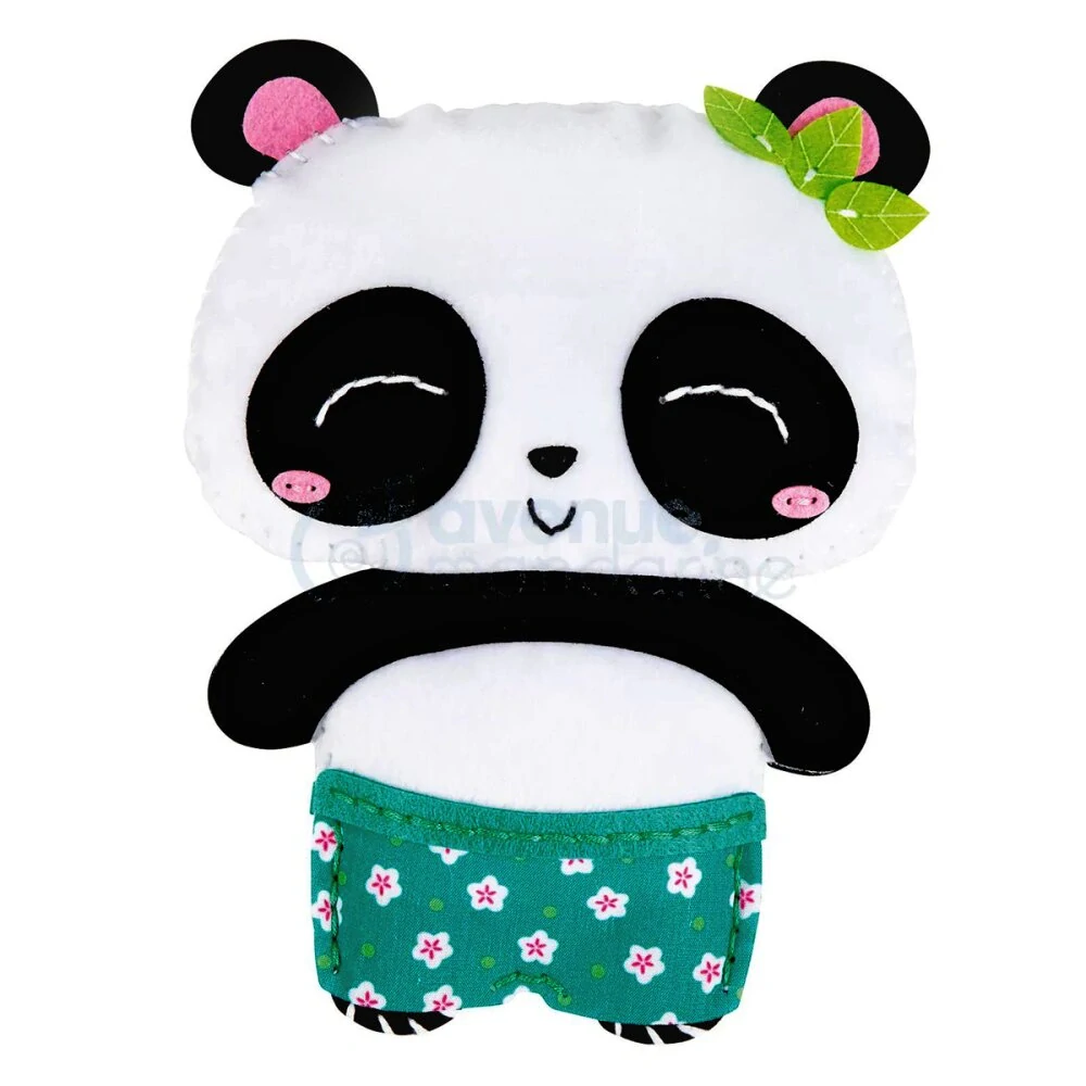 Kreativní sada Avenue Mandarine Dětské šití - panda Gustave
