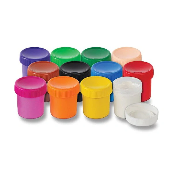 Temperové barvy Faber-Castell Tempera - 12 barev