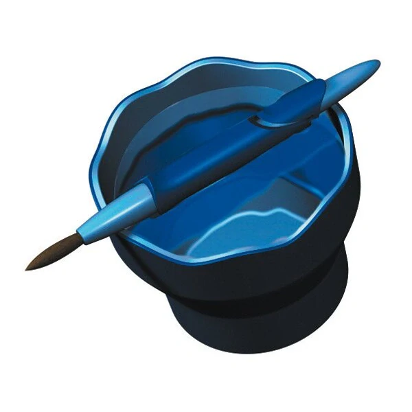 Kelímek na vodu Faber-Castell Clic&Go - modrý