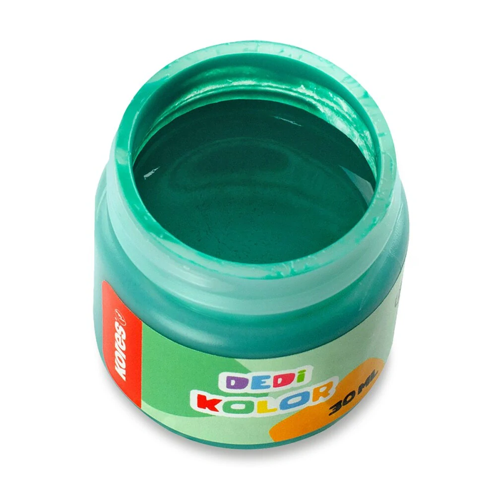 Prstové barvy Kores Dedi Kolor - 6 barev, 30 ml