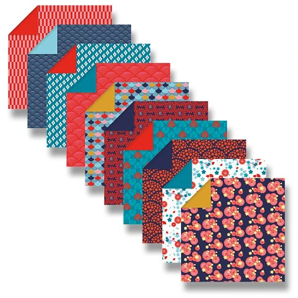 Sada papírů Clairefontaine Origami Hanayo - 60 listů