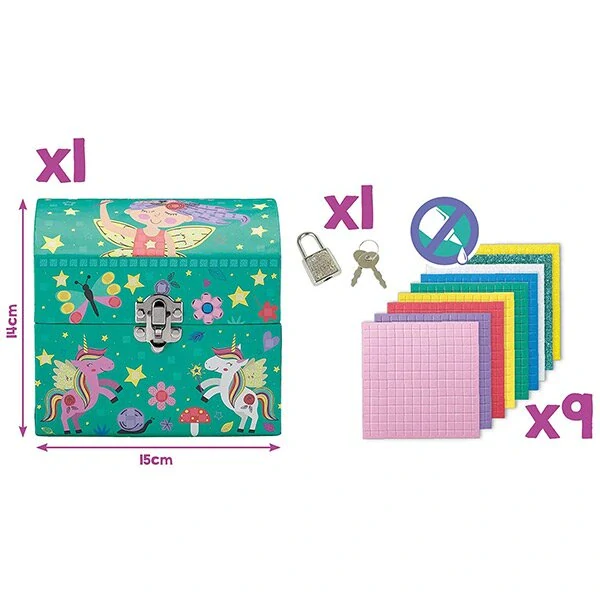 Sada Maped Creativ Secret Mosaics Jewellery box - pokladnička