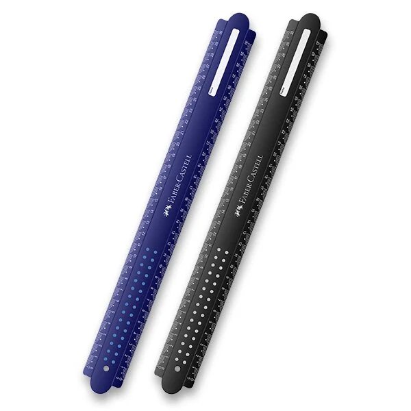 Pravítko Faber-Castell Dots - 30 cm, mix barev, extra odolné