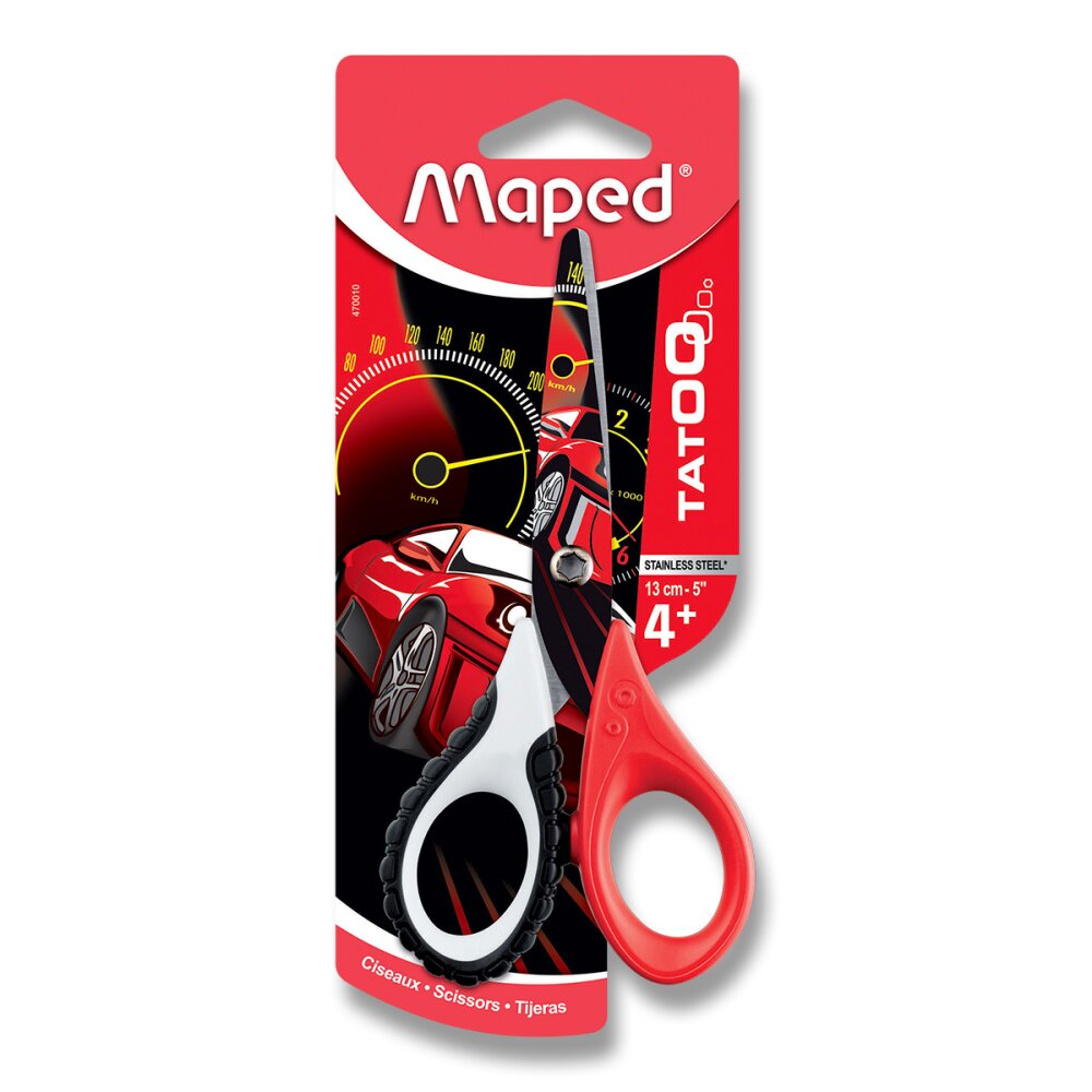 Nůžky Maped Tatoo Innovation - 13 cm, mix motivů