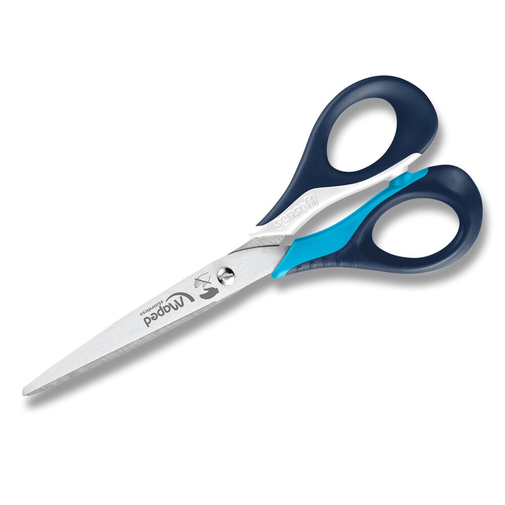 Nůžky Maped SenSoft Left pro leváky - 16 cm, mix barev