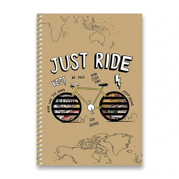 Kroužkový blok Shkolyaryk Oops - A5, čtverečkovaný, 96 listů