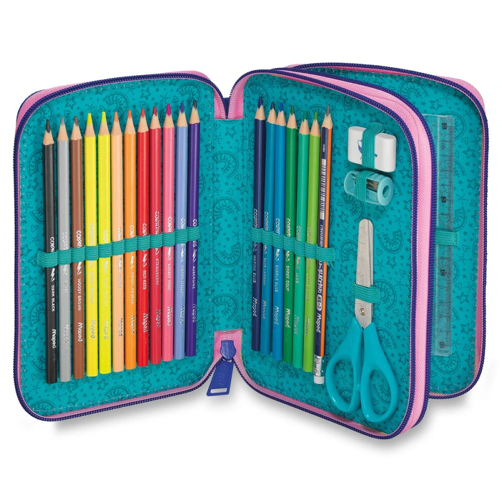 Penál Maped Unicorn - dvoupatrový, plný