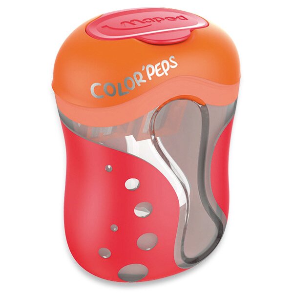 Ořezávátko Maped Color Peps - s odpadní nádobkou, 2 otvory