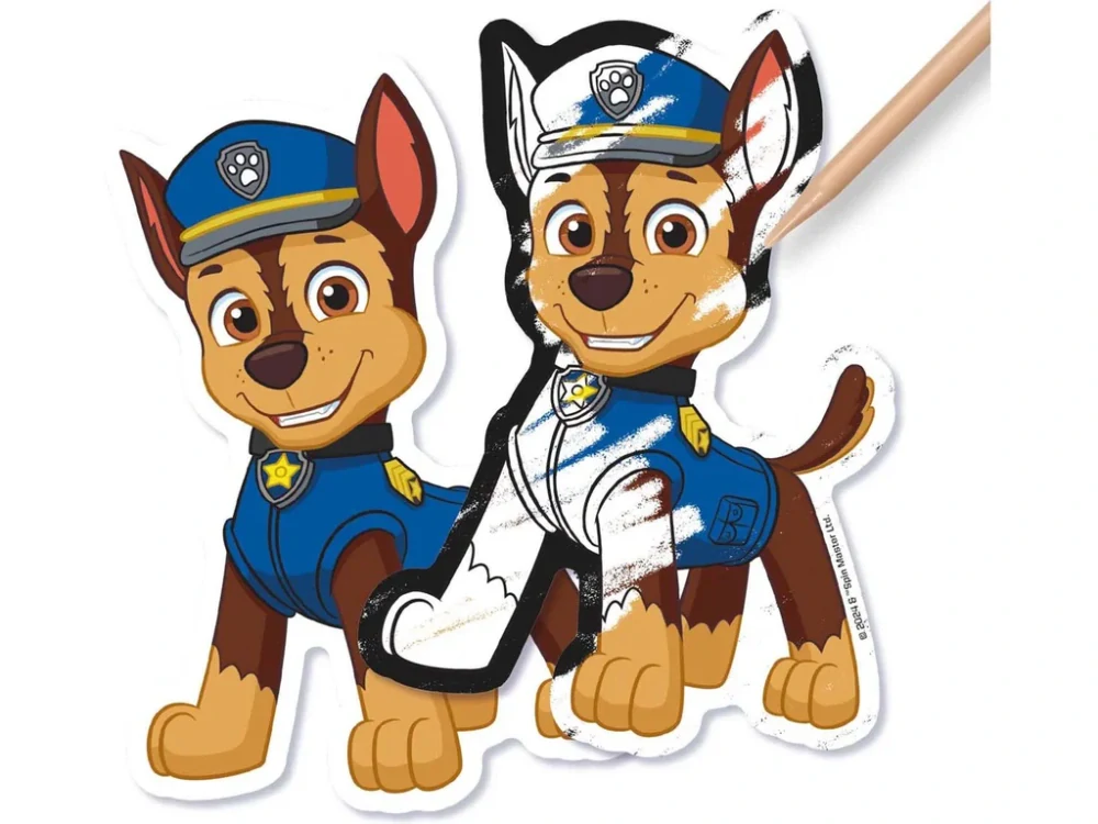 Škrabací obrázky s magnetky, 10 ks - Tlapková patrola, Paw patrol