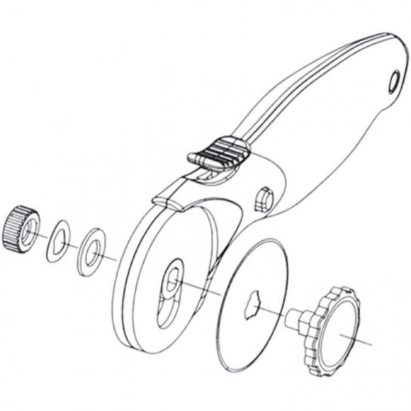 Ruční kotoučová řezačka KW trio 3804
