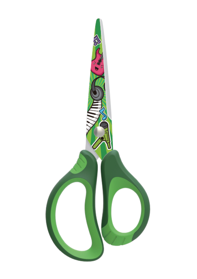 Školní nůžky KEYROAD Tattoo Soft, 15cm