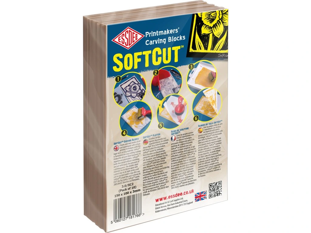 Lino Softcut 15 x 10 cm - 10 ks