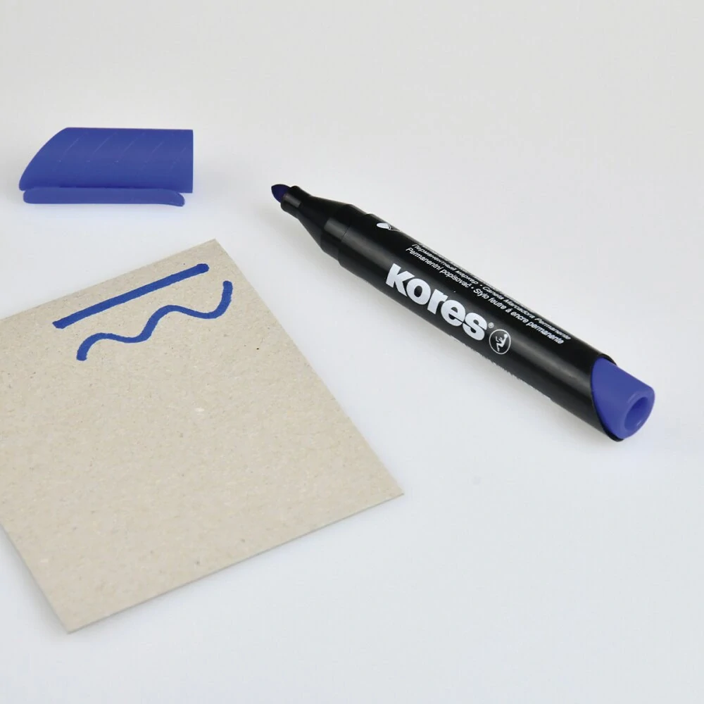 Permanentní popisovač Kores 20933 K-Marker - modrý