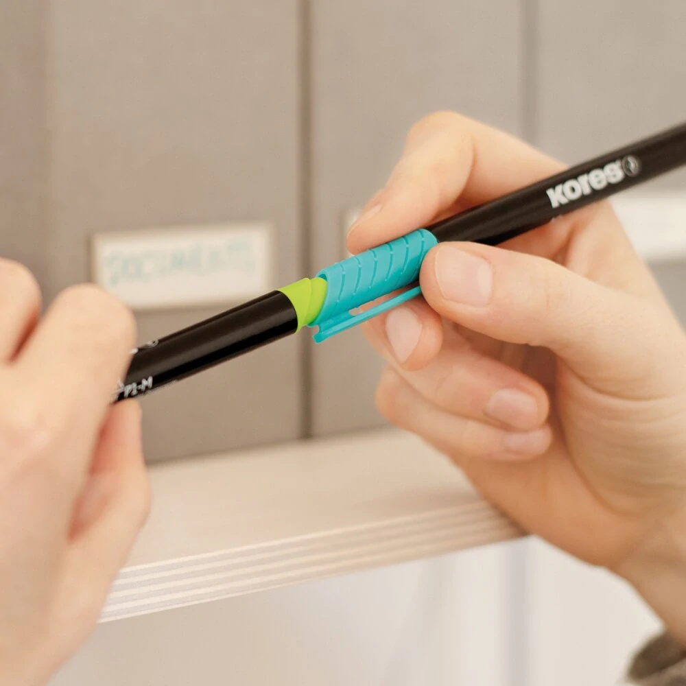 Permanentní popisovač Kores K-Marker - sada 6 barev, tenký hrot M