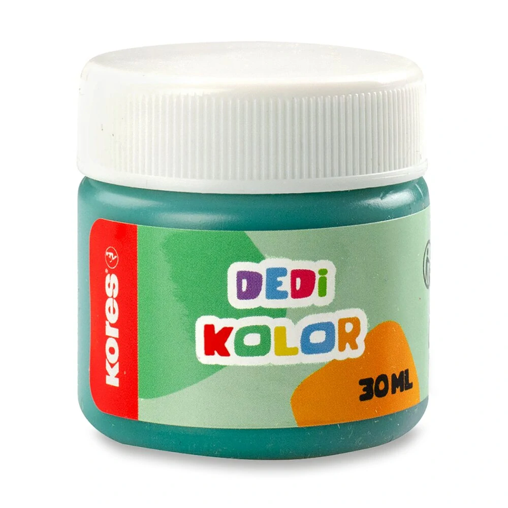 Prstové barvy Kores Dedi Kolor - 6 barev, 30 ml