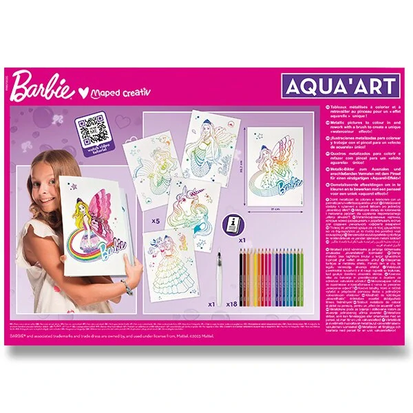 Sada Maped Creativ Barbie Aqua´Art - Maxi set