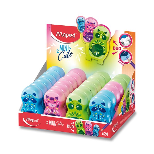 Ořezávátko Maped Loopy Mini Cute - 1 otvor, mix motivů