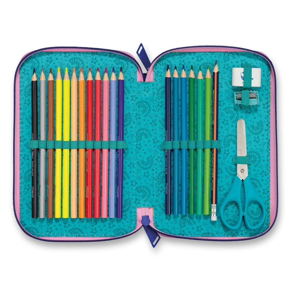 Penál Maped Unicorn - dvoupatrový, plný