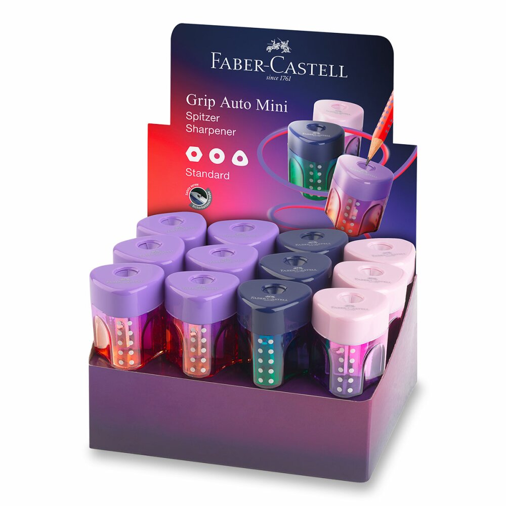 Ořezávátko Faber-Castell Grip Mini Flow Edition - 1 otvor