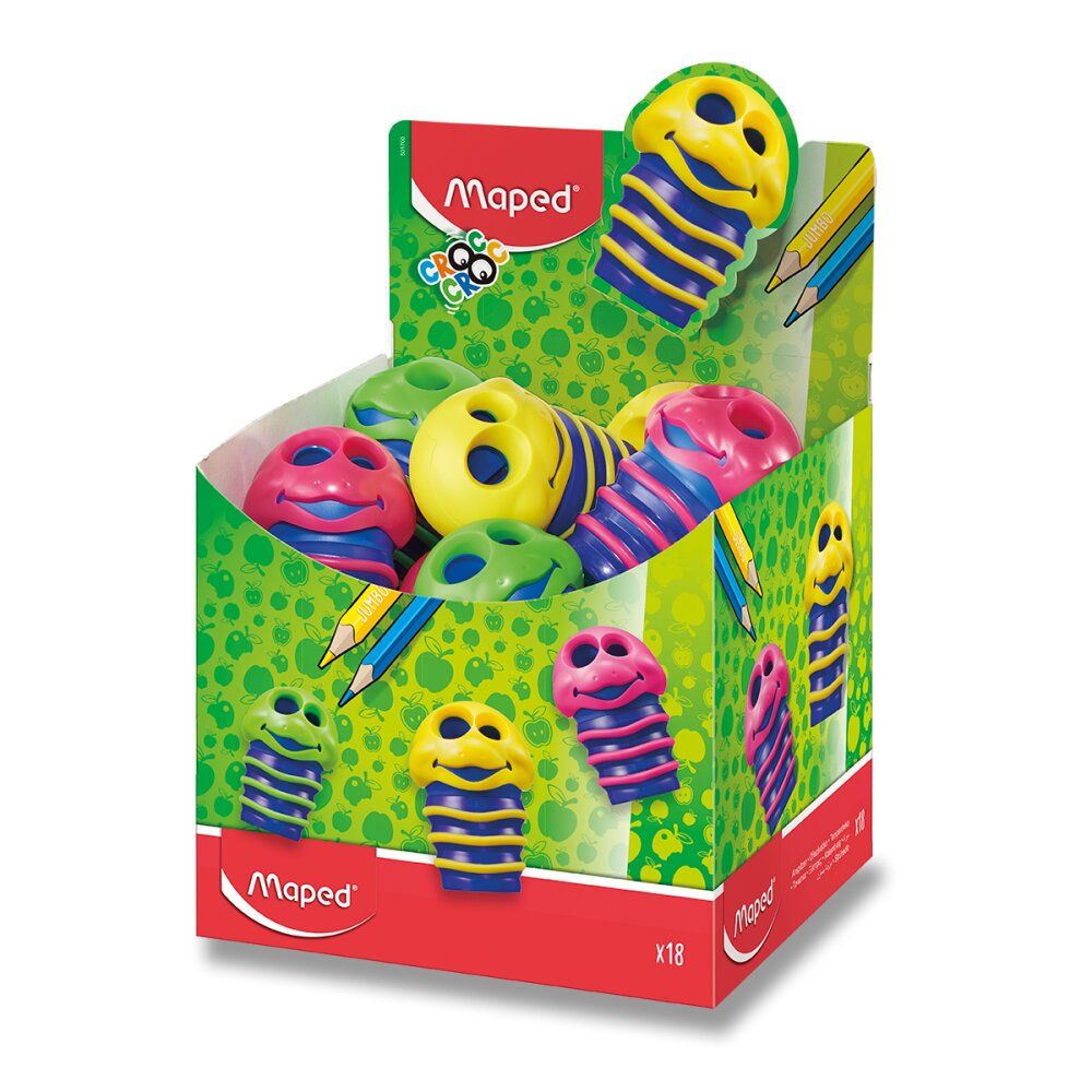 Ořezávátko Maped Croc Croc - se zásobníkem - 2 otvory