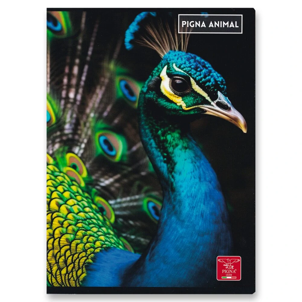 Školní sešit Pigna Animal - A5, linkovaný, 40 listů, mix motivů