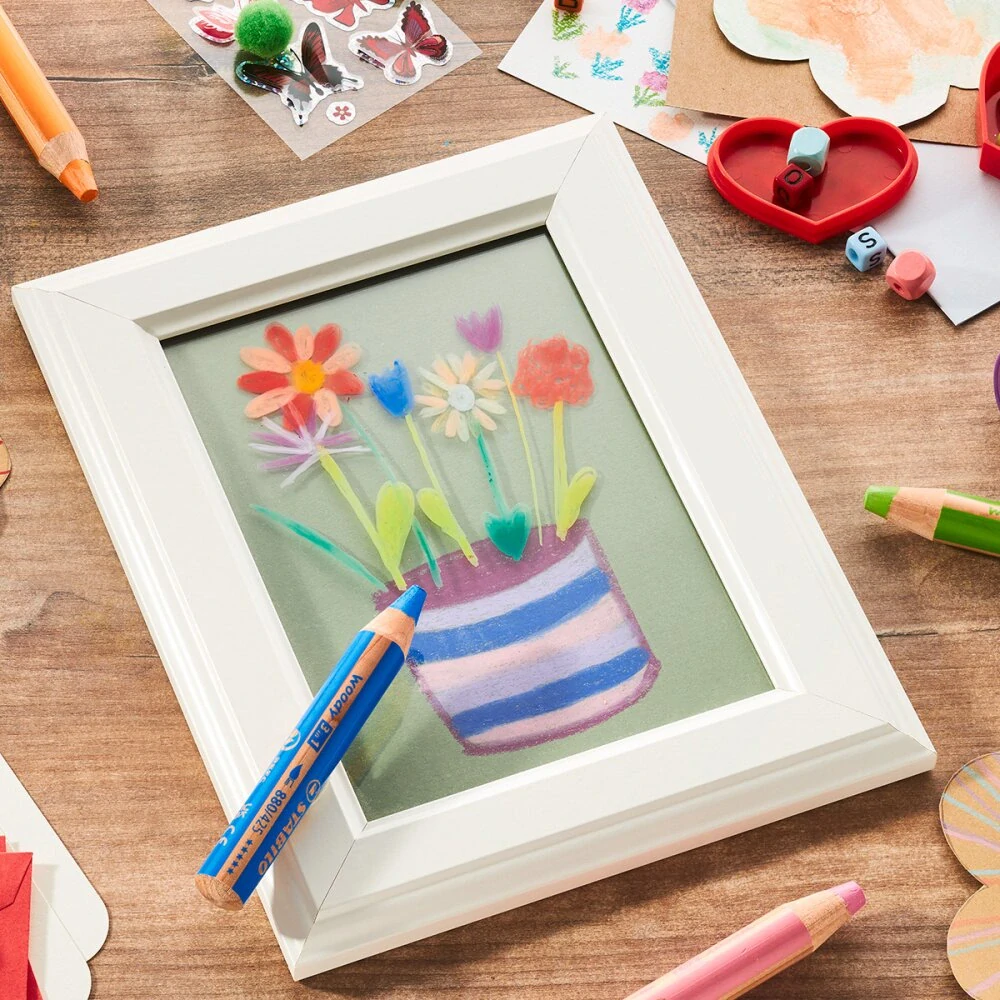 Pastelka STABILO woody 3 in 1 - černá