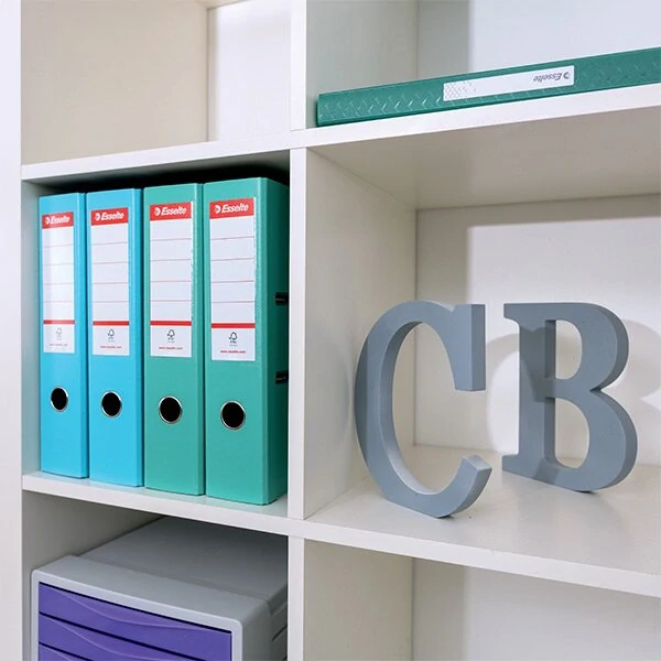 Pákový pořadač Esselte Colour´Breeze, A4, 75 mm - ledově korálový