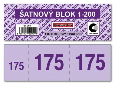 BALOUŠEK ET295 Šatnový blok 1-200