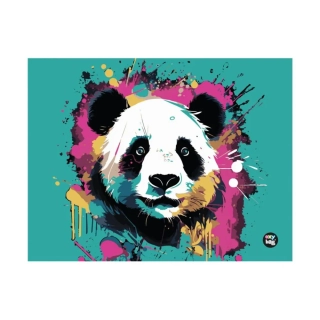 ubrus do výtvarné výchovy 65x50cm Panda