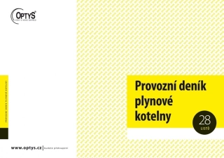 OPTYS 1241 Provozní deník plynové kotelny