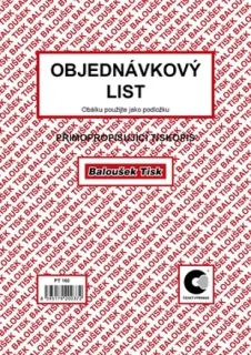 BALOUŠEK PT160 Objednávka 