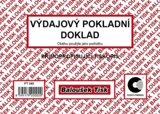 BALOUŠEK PT040 Výdajový pokladní doklad 