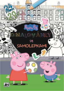 Omalovánky - Peppa Pig se samolepkami