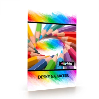 Desky na abecedu Pastelky