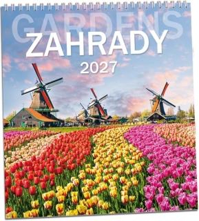 Kalendář nástěnný Zahrady 2027