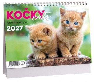 Kalendář Kočky 2027