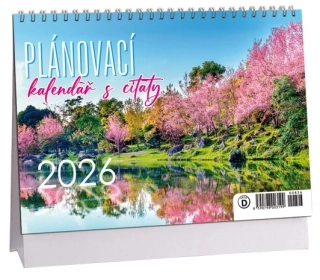 Kalendář Plánovací s citáty 2026