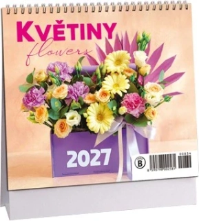 Kalendář Květiny mini 2027