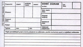 ASOPOL 110656 Montážní deník nečísl. malý 3x10l. COPY 