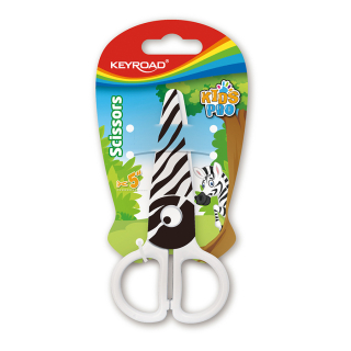 Dětské nůžky KEYROAD Zebra, plastové