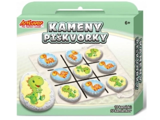 Kameny - piškvorky - dinosauři