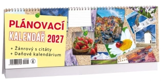 Kalendář Plánovací žánrový s citáty 2027