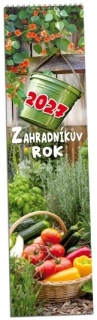 Kalendář nástěnný úzký Rok v zahradě 2027