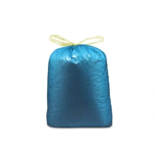 Pytel na odpadky (LDPE) zatahovací modrý 70 x 100 cm 120L [25 ks]