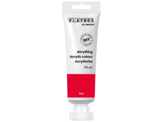 Akrylová barva 75ml -červená