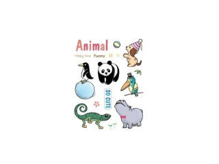 Razítka gelová - Gelová razítka - Zvířátka "So cute"