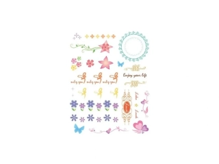 Gelová razítka- Bordury a růžky For you