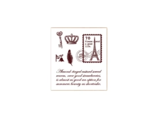 Gelová razítka - Pošt.známka Paříž